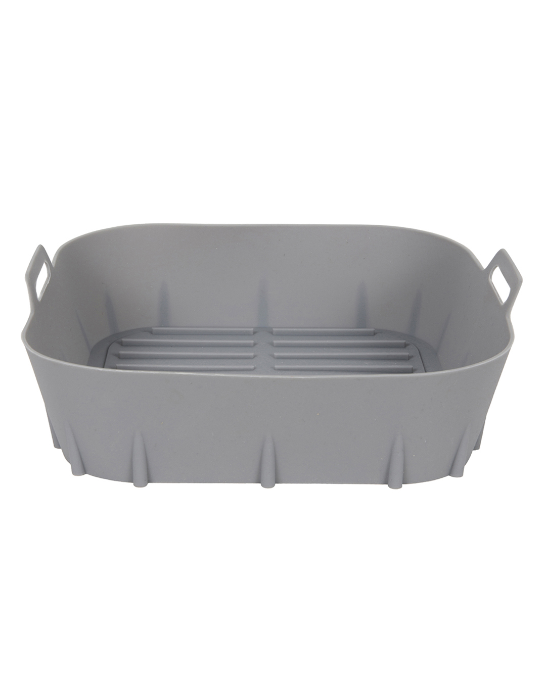 Silikonkorb für die Fritteuse AIRFRYER 20×20 cm – Forno Marore – quadratisch, grau