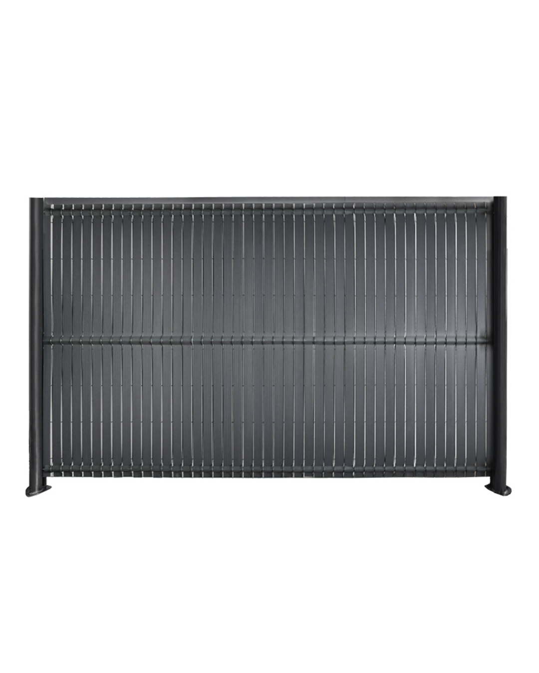 Sichtschutz garten 153 x 250 cm, Sichtschutz für den zaun / Leisten für Gartenzaun, Matte für PVC-Zaunfelder - Riposo Antracite - anthrazit, modern