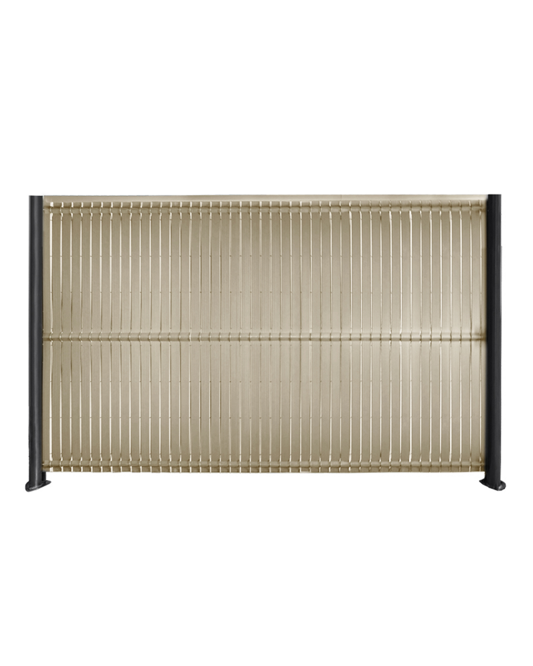 Sichtschutz garten 153 x 250 cm, Zaunlamellen / Leisten für Gartenzaun, Matte für PVC-Zaunfelder - Riposo Marrone - braun, modern