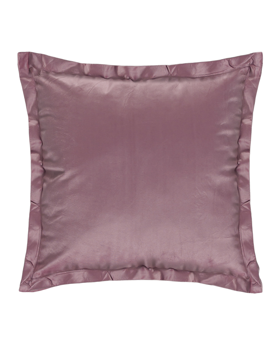 Dekokissen mit Füllung, 45x45 cm – Puro Rosa – Zierbesatz, rosa
