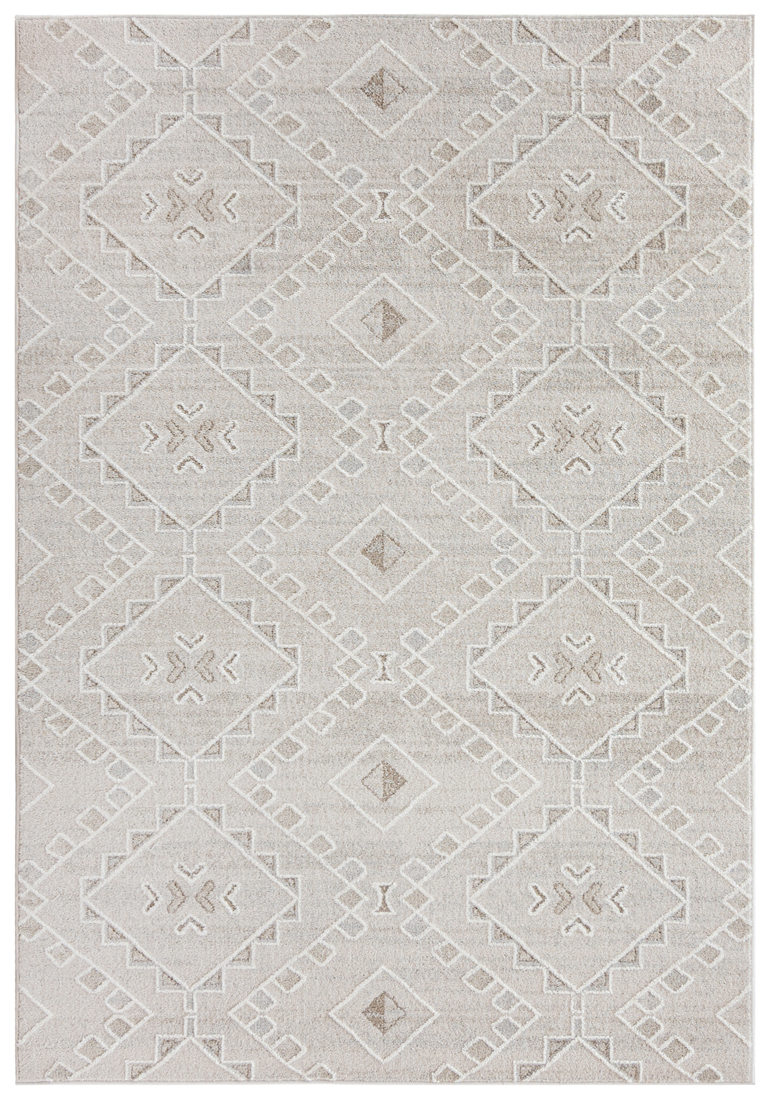 Orientalischer Moderner Teppich - Taranto Soffio - creme, beige