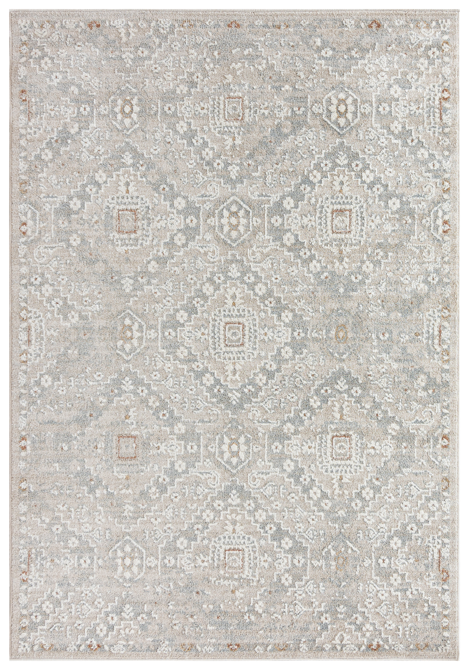 Orientalischer Moderner Teppich - Taranto Zefiro - creme, beige