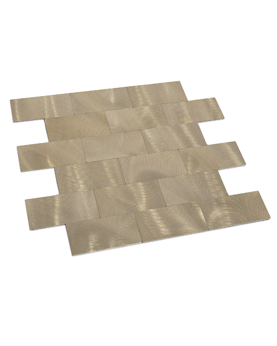 Selbstklebende Fliesen - Lime Oro - gold 1 Stk.