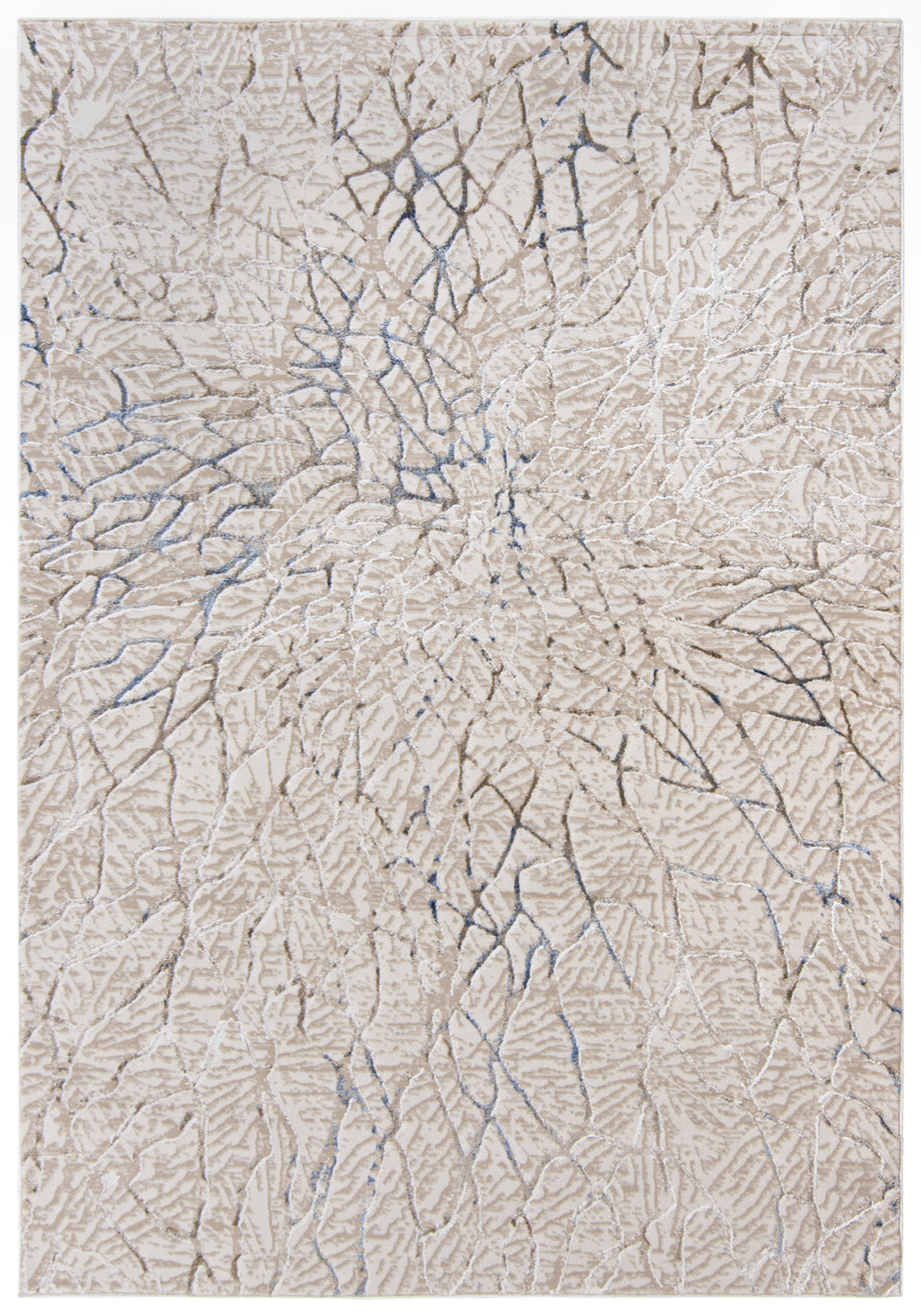 Abstrakter Moderner Teppich - Hera TU86A - Creme