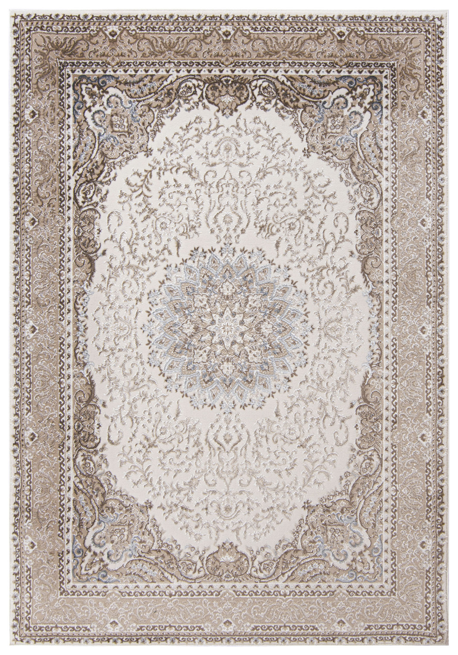 Teppich Orientalisch Beige / Creme Vintage / Shabby TZ20E HERA