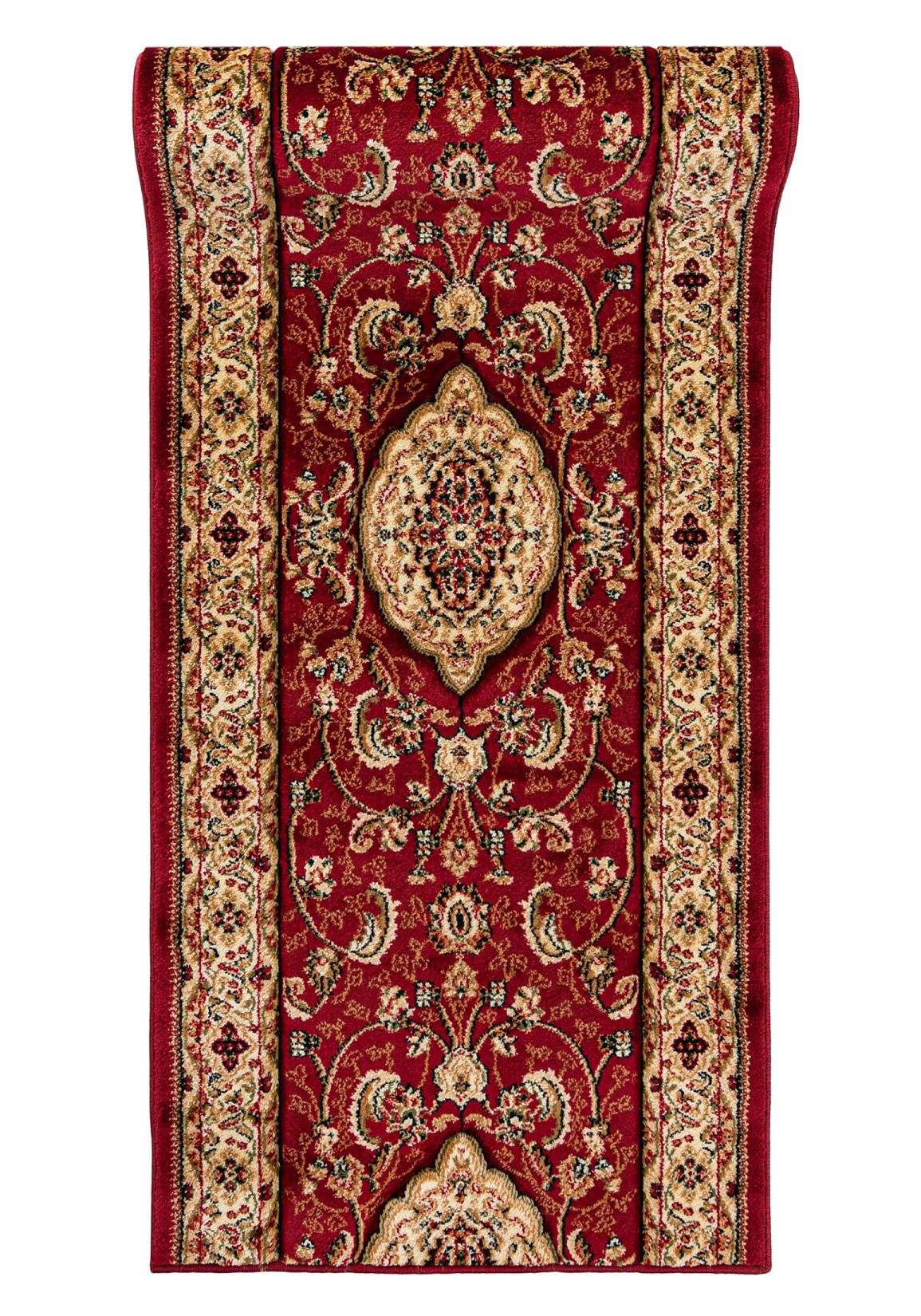 Läufer nach Maß Orientalisch Rot 6956D YESEMEK - Rahmen, rot, blau