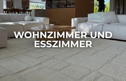 Teppich f&uuml;r Wohnzimmer und Esszimmer